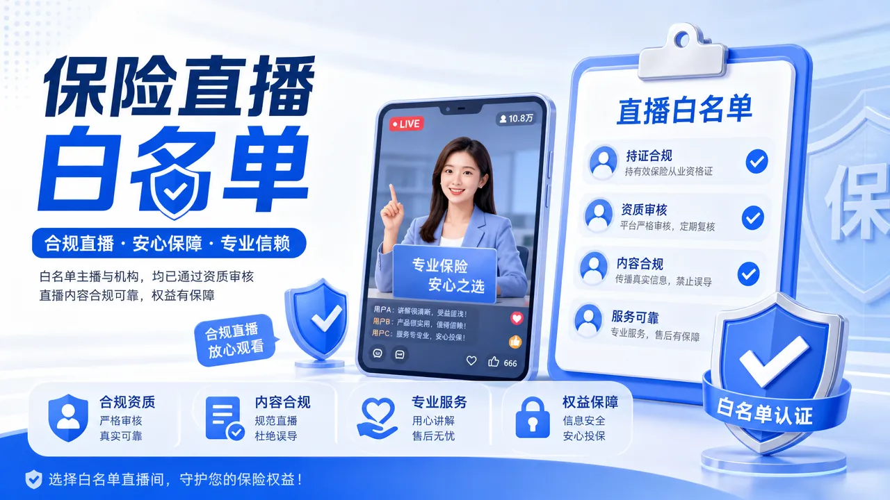 直播核心壁垒—白名单